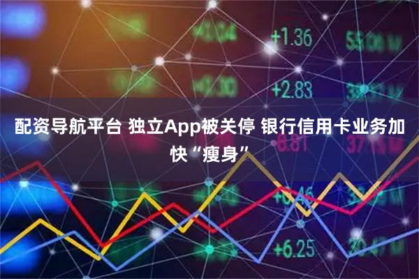 配资导航平台 独立App被关停 银行信用卡业务加快“瘦身”