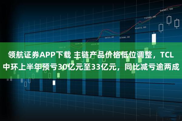 领航证券APP下载 主链产品价格低位调整，TCL中环上半年预亏30亿元至33亿元，同比减亏逾两成